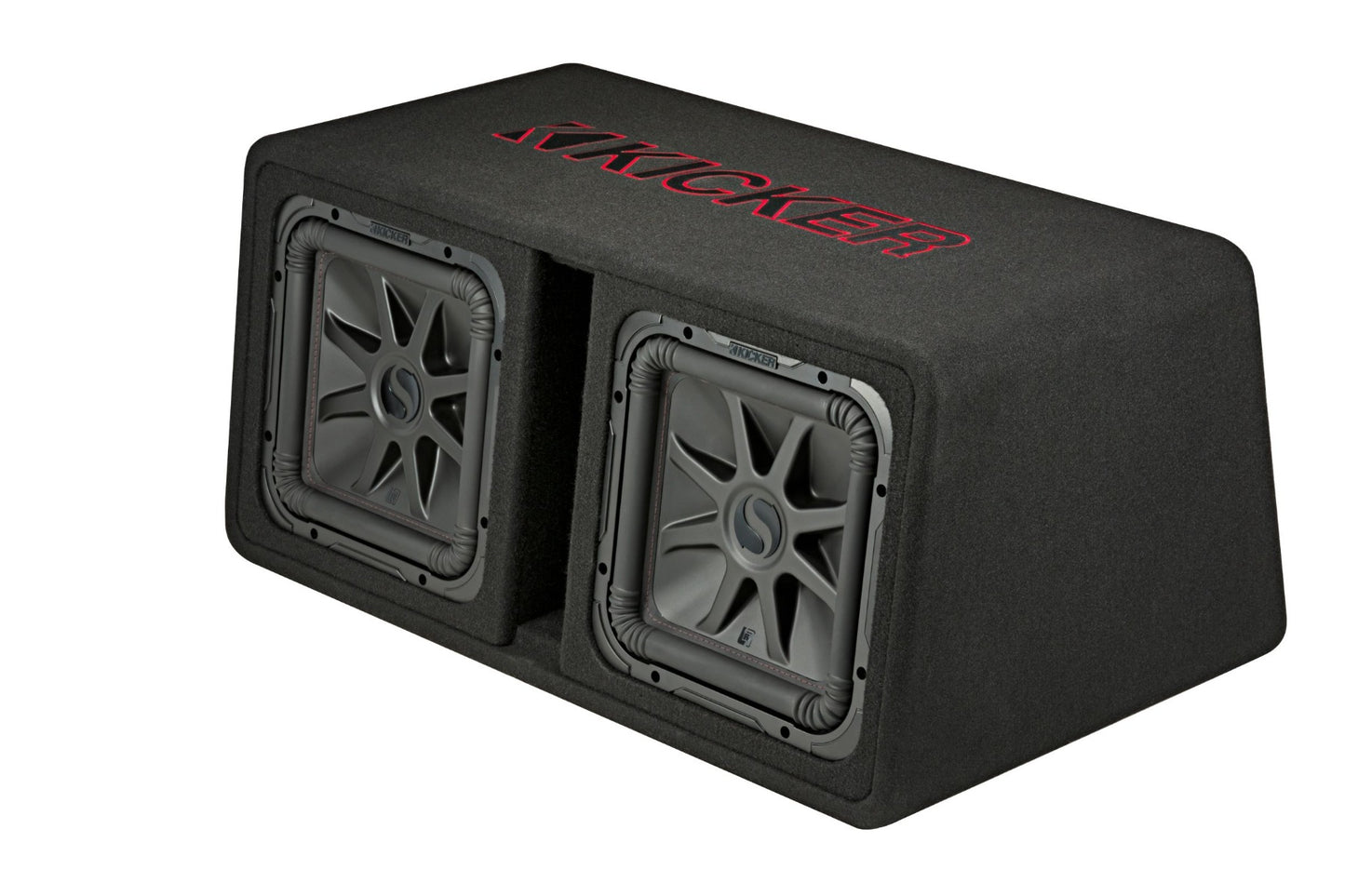 kicker - 45DL7R122 - Dual 12″ Ported Enclosure 1200 Watts RMS