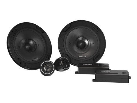 Kicker - 46CSS654 6.5 inch Component Speakers 100 WRMS - 43mm Depth