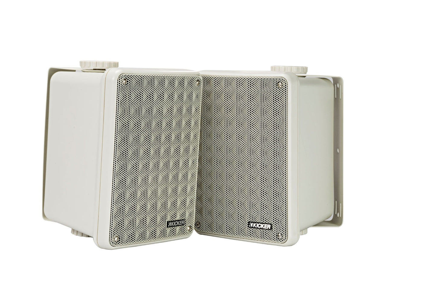 Kicker - 46KB6G - Indoor / Outdoor Speakers 8 OHM 75 WRMS - GREY - PR