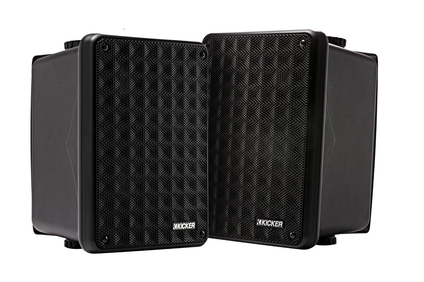 Kicker - 46KB6B - Indoor / Outdoor Speakers 8 OHM 75 WRMS - BLACK - PR