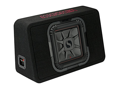 Kicker - 46TL7T102 - Single 10" L7T Slim Enclosure - 500WRMS at 2 Ohm