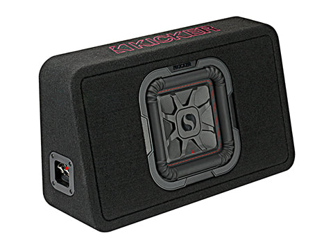 Kicker - 46TL7T82 - Single 8" L7T Slim Enclosure - 350WRMS at 2 Ohm