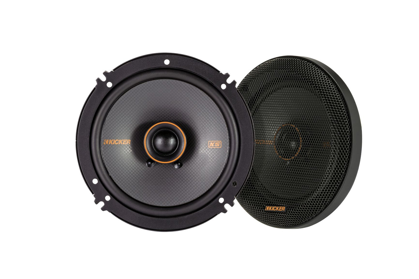 Kicker - 51KSC6504 – 6.5 INCH COAXIAL SPEAKERS 100W RMS - 54MM MOUNTING DEPTH