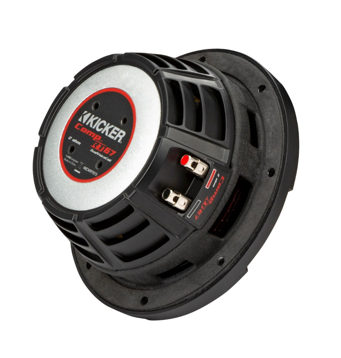 Kicker - 48CWRT674 - 6.75 Inch Subwoofer 150 Watts RMS Dual 4 Ohm