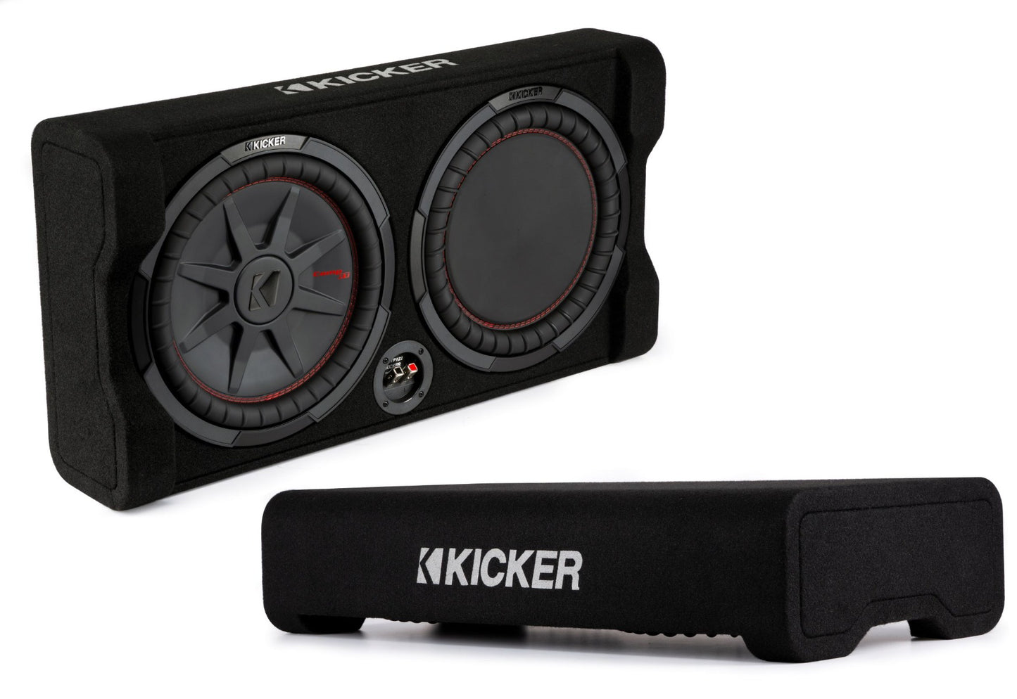 Kicker - 48TRTP122 - 12 Inch Sealed Thin Enclosure 500 Watts RMS 2 Ohm