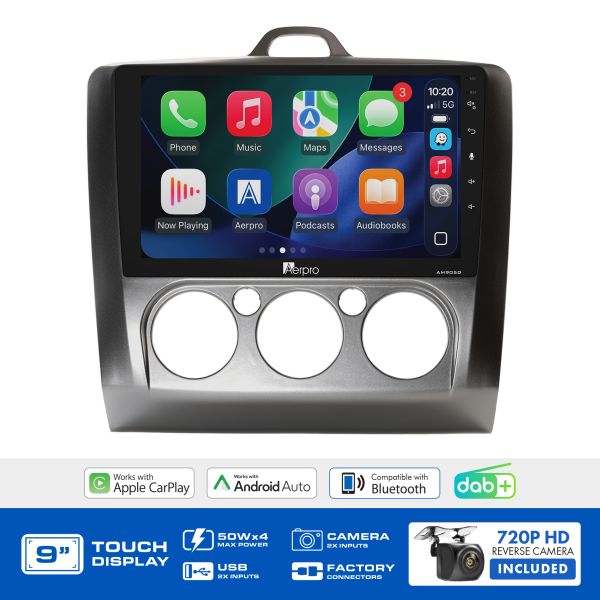 Aerpro - AMDFO5 - 9" Multimedia receiver to suit Ford focus 2005-2011