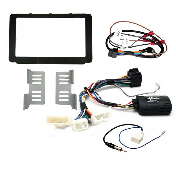 Aerpro - FP8241CK - DOUBLE DIN BLACK INSTALL KIT TO SUIT TOYOTA - HILUX (INTERNAL FACIA DIMENSIONS 177MM X 100MM)