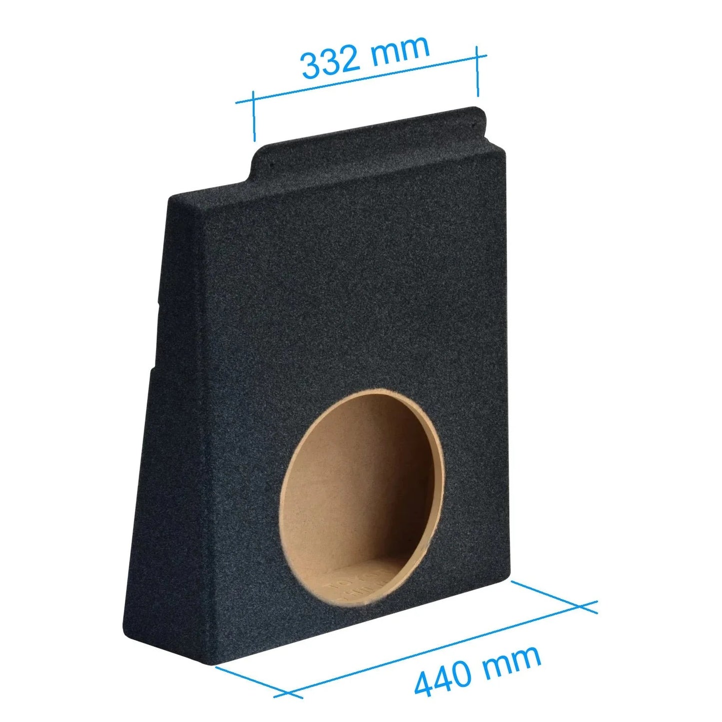 BASSER - FBtoyo06 - Toyota Hilux 2015-2023 - 10 Premium Fit-Box Subwoofer MDF Enclosure 15L