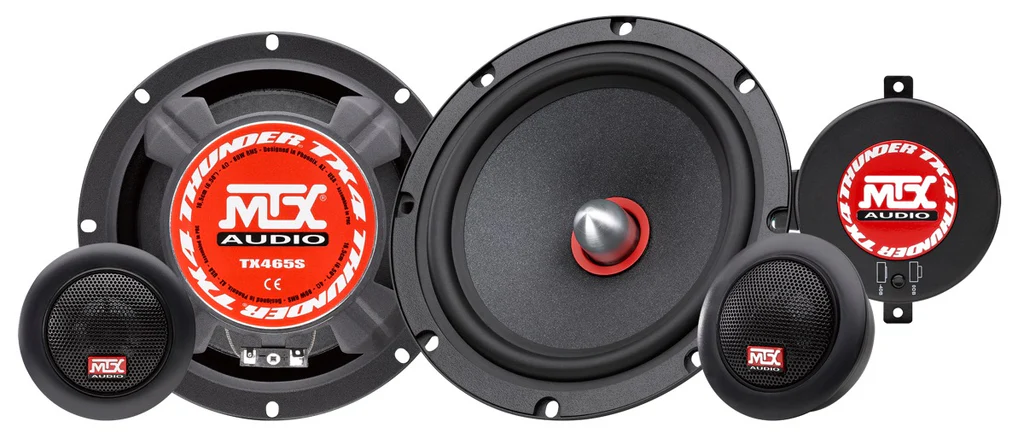 MTX - TX465S - 6.5 inch Component Speakers 80WRMS - 63mm Depth