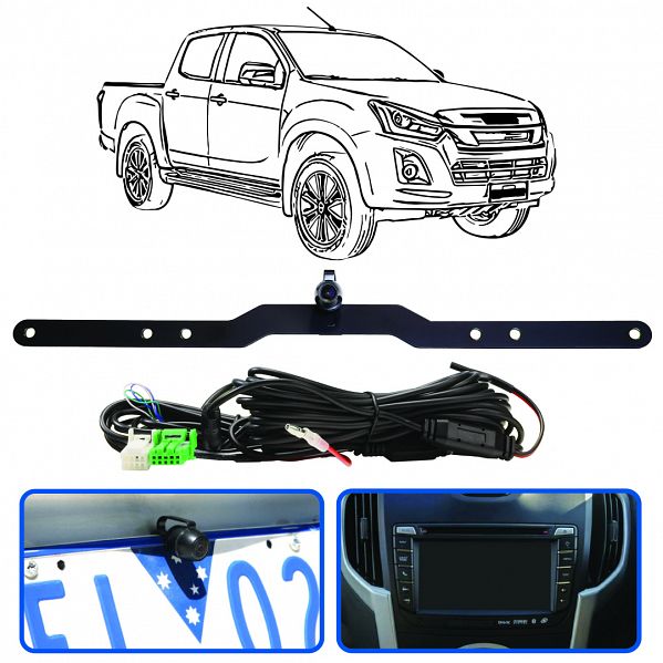 Aerpro - APVIZ11C - Vehicle specific reverse camera kit to suit Isuzu d-max 2012-2020