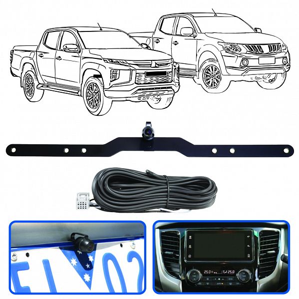 Aerpro - APVMT12C - Vehicle specific reverse camera kit to suit Mitsubishi triton 2016-2020