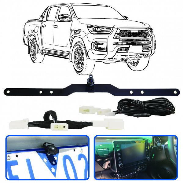 Aerpro - APVTY15C - Vehicle specific reverse camera kit to suit Toyota hilux 2020-on