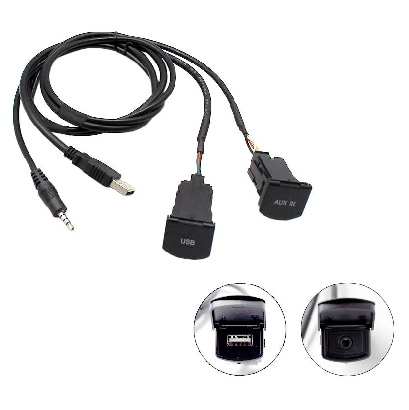 Aerpro - APVWUSB3 - VOLKSWAGEN POLO Adaptor to retain Factory USB and AUX