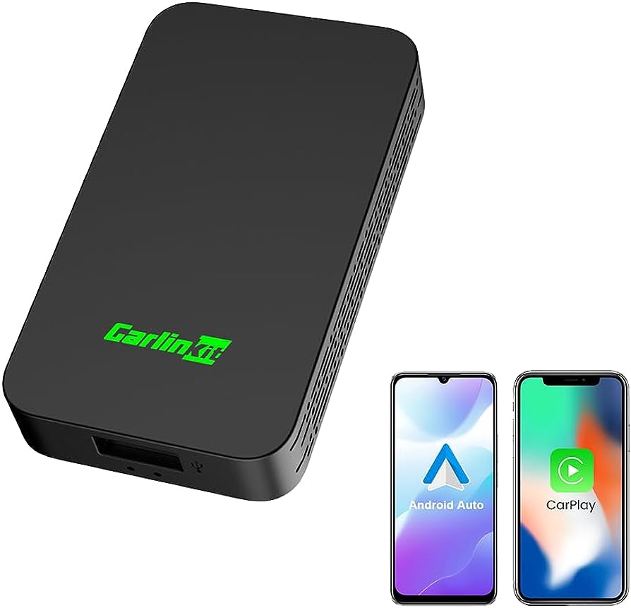 CarlinKit - CarlinKit 5.0 - Wireless Apple CarPlay Android Auto Multimedia Adapter