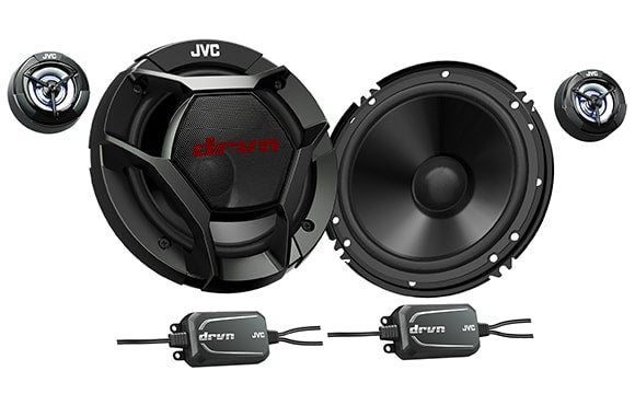 JVC - CS-DR600C - 6.5 INCH 2-WAY COMPONENT SPEAKERS 60W RMS - 79mm Depth