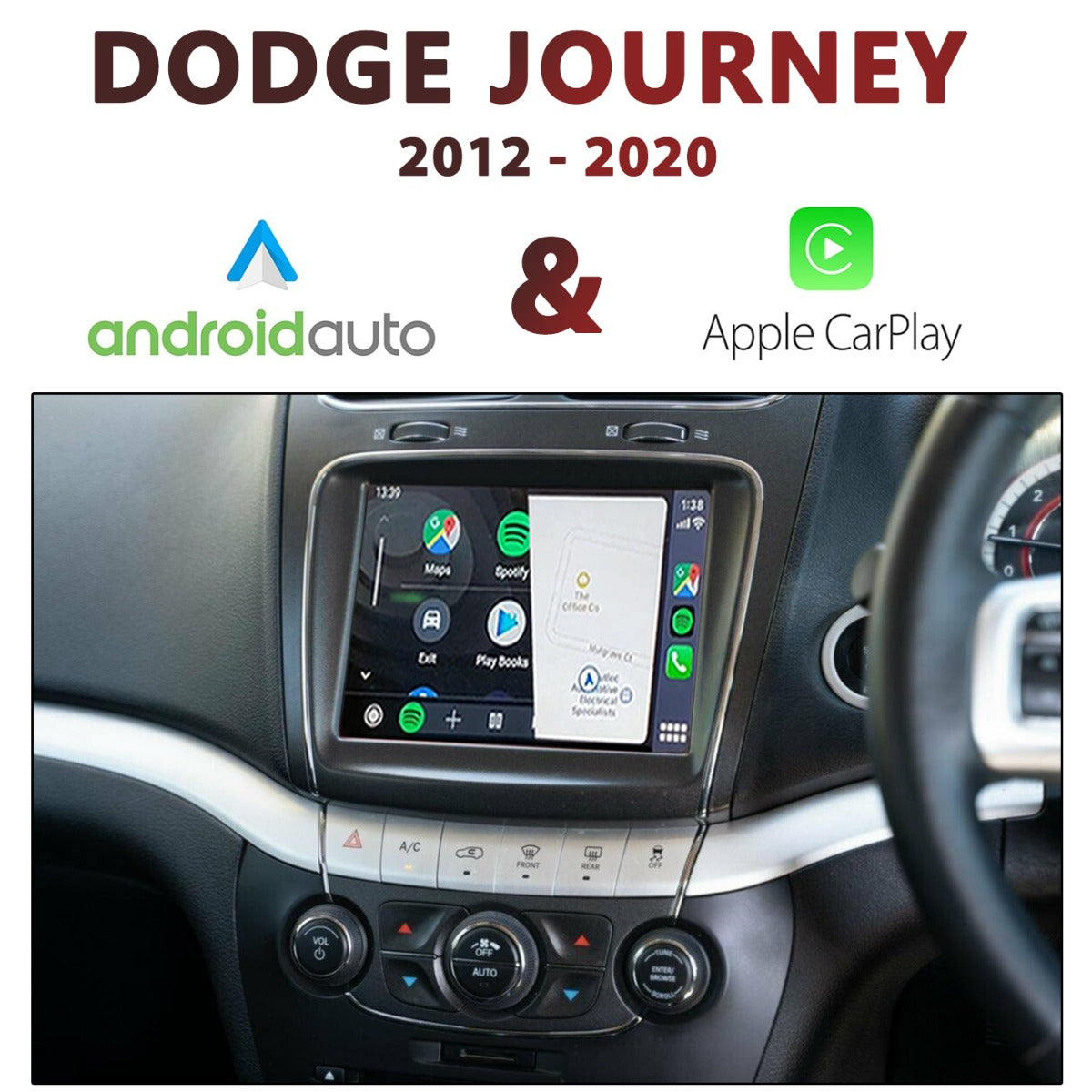 NAVIPLUS - Dodge Journey 2012 - 2020 - UConnect 8.4" Integrated Android Auto & Apple CarPlay