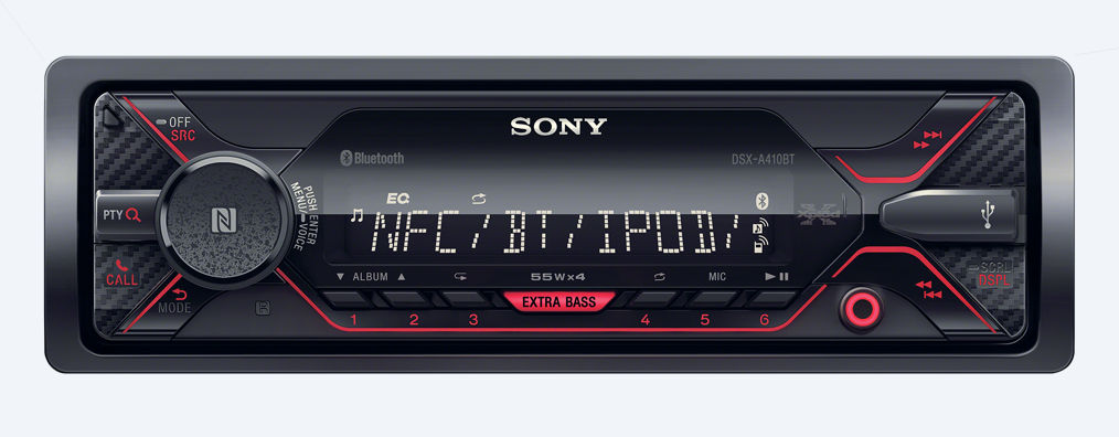 SONY - DSX-A410BT - Media Receiver with BT / USB