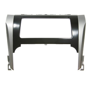 Aerpro - FP8052 - TOYOTA CAMRY 2012 UP SILVER AND BLACK DOUBLE DIN FASCIA
