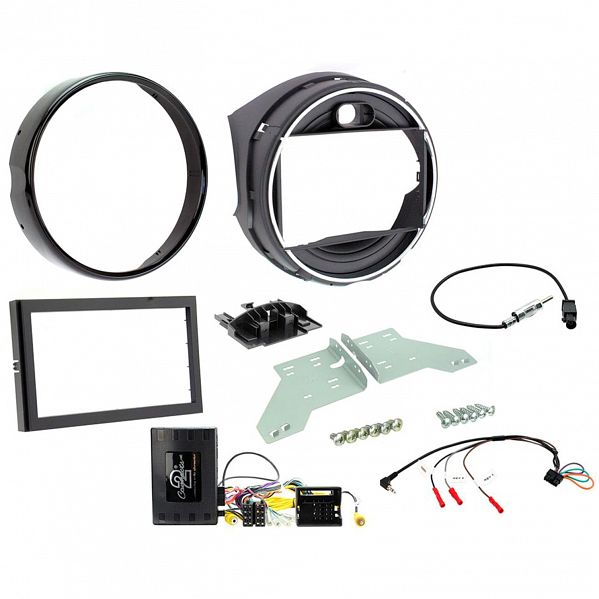 Aerpro - FP8250KC - DOUBLE DIN INSTALL KIT TO SUIT MINI COOPER F55, F56 (GLOSS BLACK)