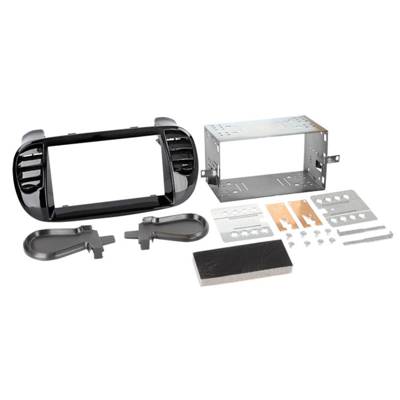 Aerpro - FP8265 - FIAT 500 2008 - 2015 Double DIN Fascia - Piano Black