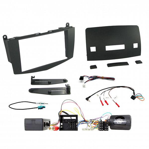 Aerpro - FP8324KC - Install kit to suit mercedes c-class w204 amplified black
