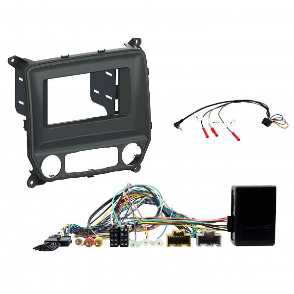 Aerpro - FP8417K - DOUBLE DIN INSTALL KIT TO SUIT CHEVROLET SILVERADO WT- MYLINK 7" (BLACK)