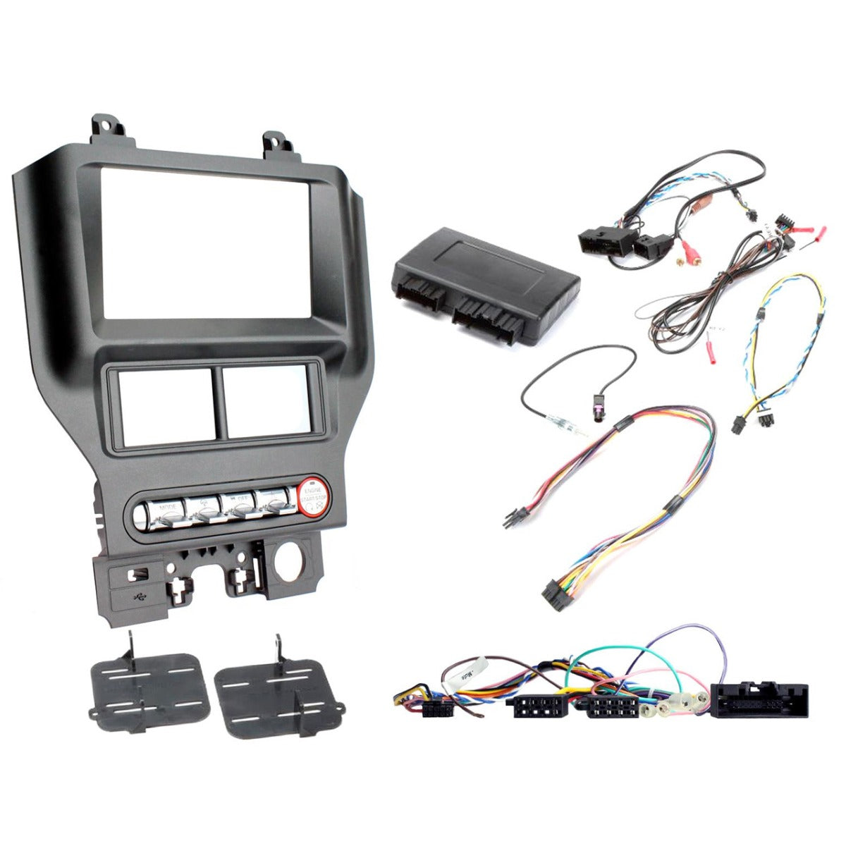 Aerpro - FP8419K - INSTALLATION KIT FOR Ford mustang gunmetal grey