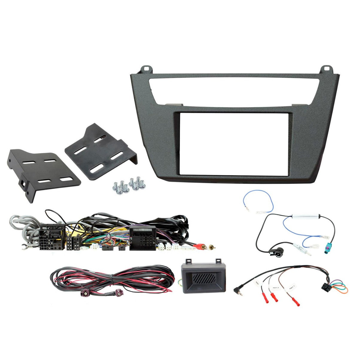 Aerpro - FP8427K - FACIA KIT TO SUIT BMW 1 series f20, f21; 2 series f22 - non amplified black