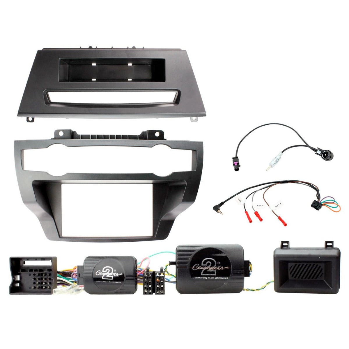 Aerpro - FP8428K - FACIA KIT TO SUIT BMW x5 e70 - non amplified black