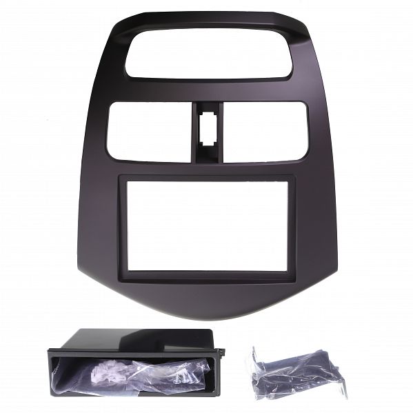 Aerpro - FP8439 - SINGLE & DOUBLE DIN FACIA KIT TO SUIT HOLDEN BARINA SPARK - WITHOUT CHIME INTERFACE (MATTE BLACK)