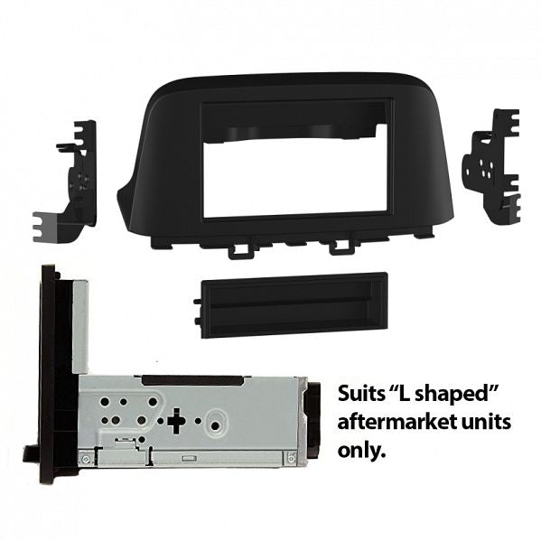 Aerpro - FP8460 - DOUBLE DIN FACIA KIT TO SUIT HYUNDAI KONA (BLACK)