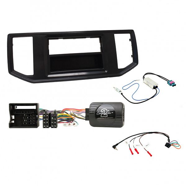 Aerpro - FP8466K - SINGLE DIN INSTALL KIT TO SUIT VOLKSWAGEN CRAFTER (MATTE BLACK)