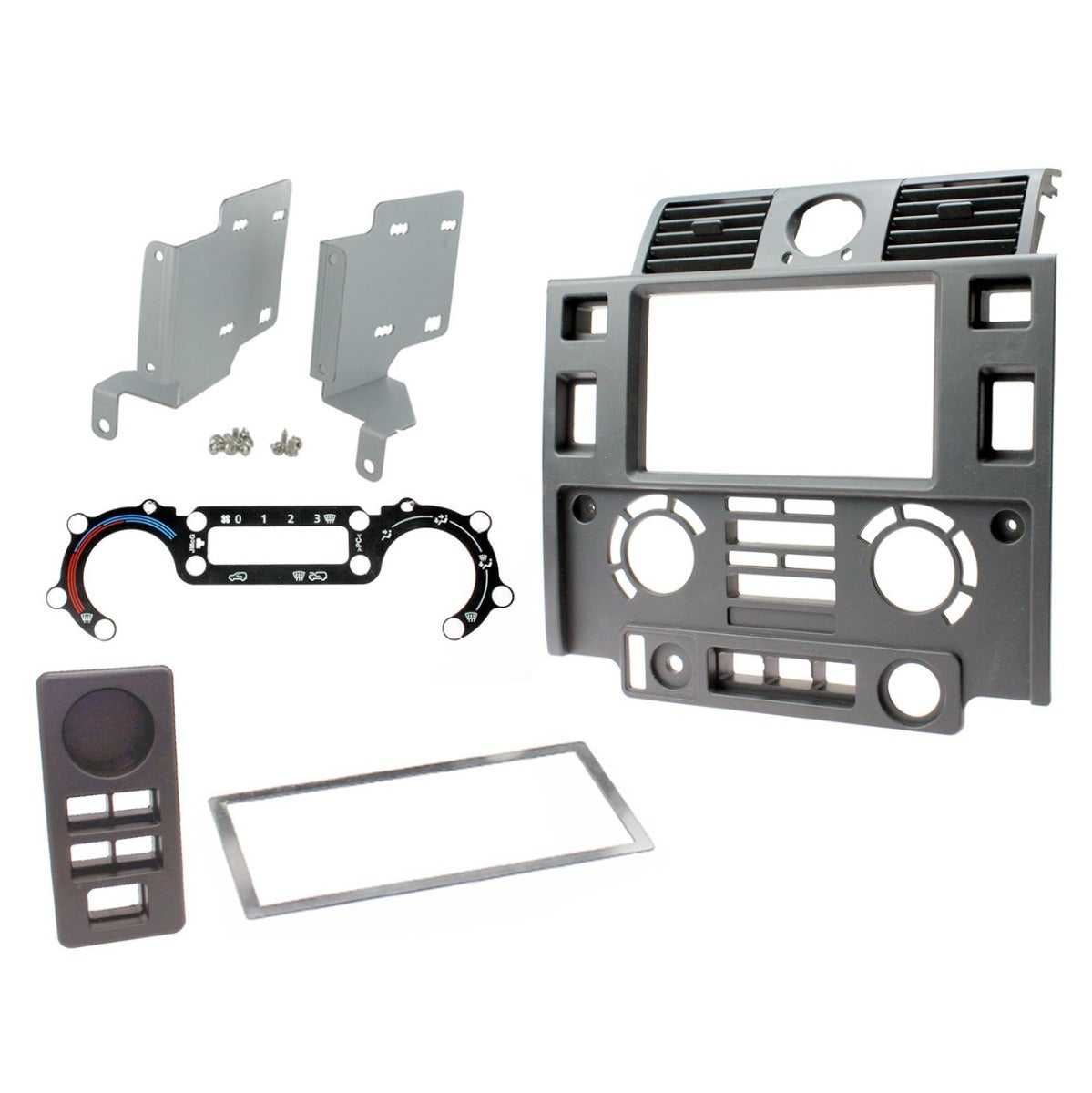 Aerpro - FP8468 - FACIA TO SUIT Landrover Defender 2007-2015 - MATT BLACK