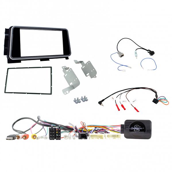 Aerpro - FP8495K - DOUBLE DIN INSTALL KIT TO SUIT NISSAN MICRA (GLOSS BLACK)