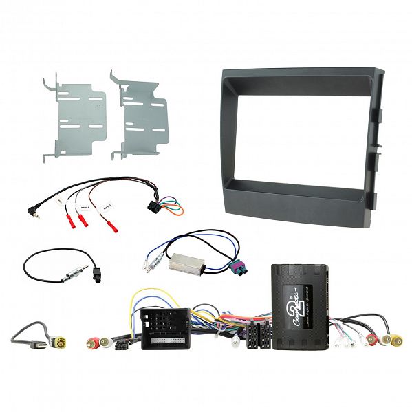 Aerpro - FP8506K - DOUBLE DIN INSTALL KIT TO SUIT PORSCHE PANAMERA – NON AMPLIFIED - PARKING ASSIST VISUALISATION (BLACK)