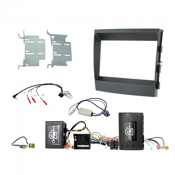 Aerpro - FP8507K - DOUBLE DIN INSTALL KIT TO SUIT PORSCHE PANAMERA – AMPLIFIED - PARKING ASSIST VISUALISATION (BLACK)