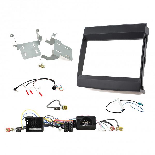 Aerpro - FP8508K - DOUBLE DIN INSTALL KIT TO SUIT PORSCHE CAYENNE – NON AMPLIFIED (MATTE BLACK)