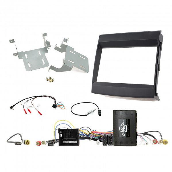 Aerpro - FP8510K - DOUBLE DIN INSTALL KIT TO SUIT PORSCHE CAYENNE – NON AMPLIFIED - PARKING ASSIST VISUALISATION (MATTE BLACK)