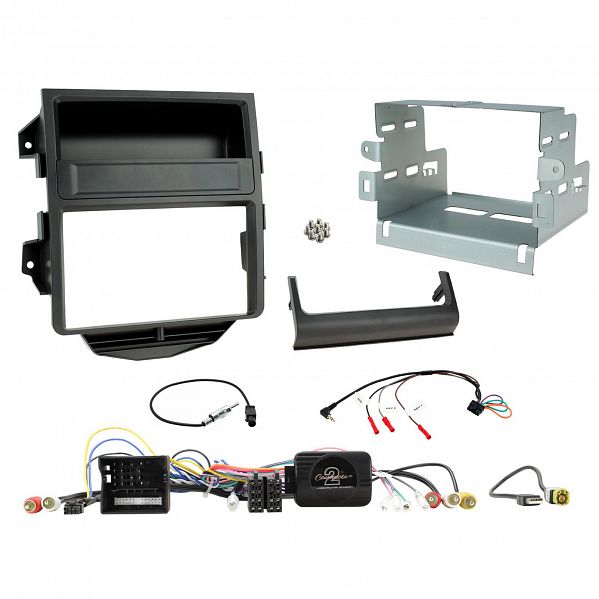 Aerpro - FP8512K - DOUBLE DIN INSTALL KIT TO SUIT PORSCHE MACAN – NON AMPLIFIED (BLACK)