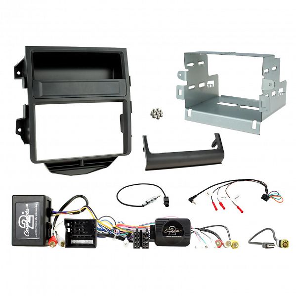 Aerpro - FP8513K - DOUBLE DIN INSTALL KIT TO SUIT PORSCHE MACAN – AMPLIFIED (BLACK)