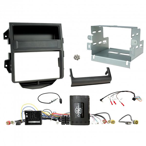 Aerpro - FP8514K - DOUBLE DIN INSTALL KIT TO SUIT PORSCHE MACAN – NON AMPLIFIED - PARKING ASSIST VISUALISATION (BLACK)