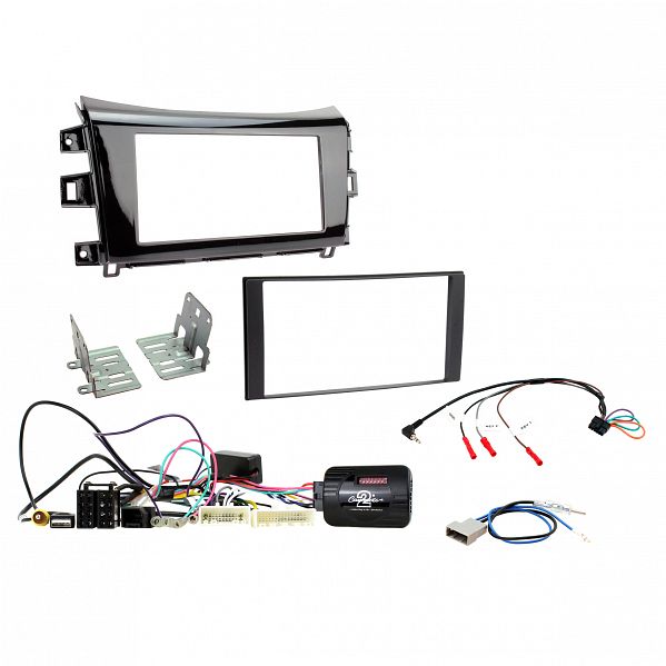 Aerpro - FP9109BK - DOUBLE DIN INSTALL KIT TO SUIT NISSAN NAVARA NP300 ST/STX (GLOSS BLACK)