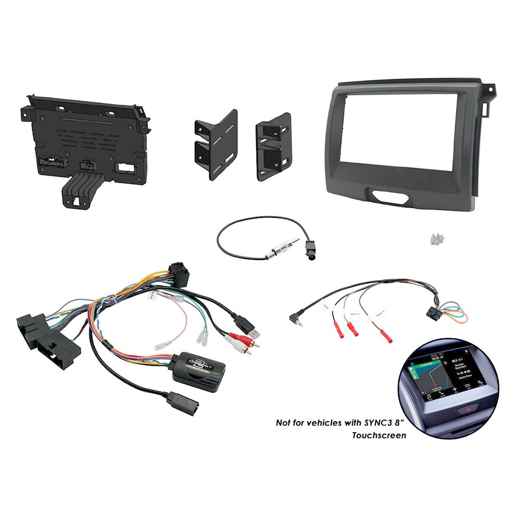 Aerpro - FP9129K - INSTALLATION KIT For Ford Ranger 2015 U- PX MkII