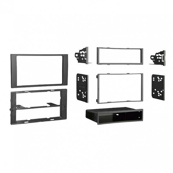 Aerpro - FP9245B - Single & double din black facia kit to suit Ford fiesta & focus