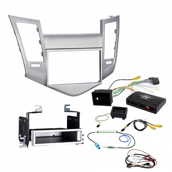 Aerpro - FP9421KC - Single/double din install kit to suit Holden cruze jg, jh - mylink silver