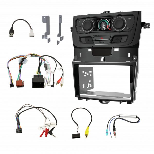 Aerpro - FP9550BK - Double din install kit to suit Holden ve series 2 - piano black