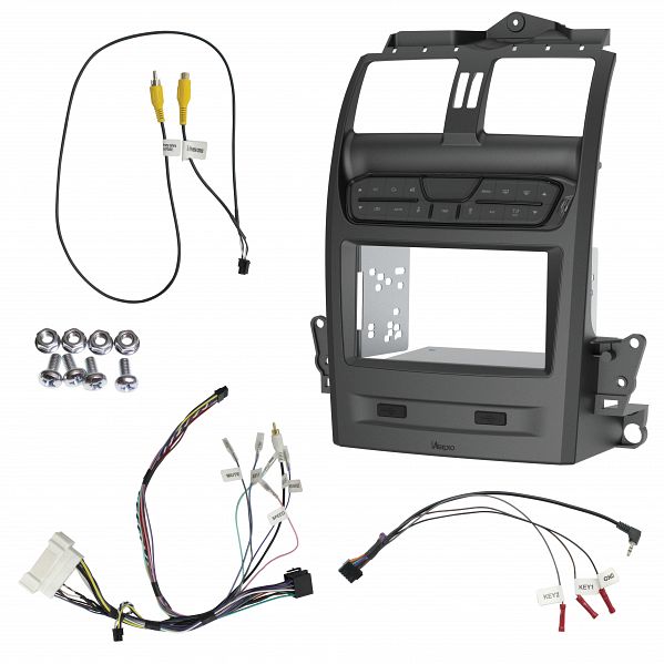 Aerpro - FP9750GK - DOUBLE DIN GUNMETAL INSTALL KIT TO SUIT FORD FALCON BA-BF & TERRITORY SX-SY