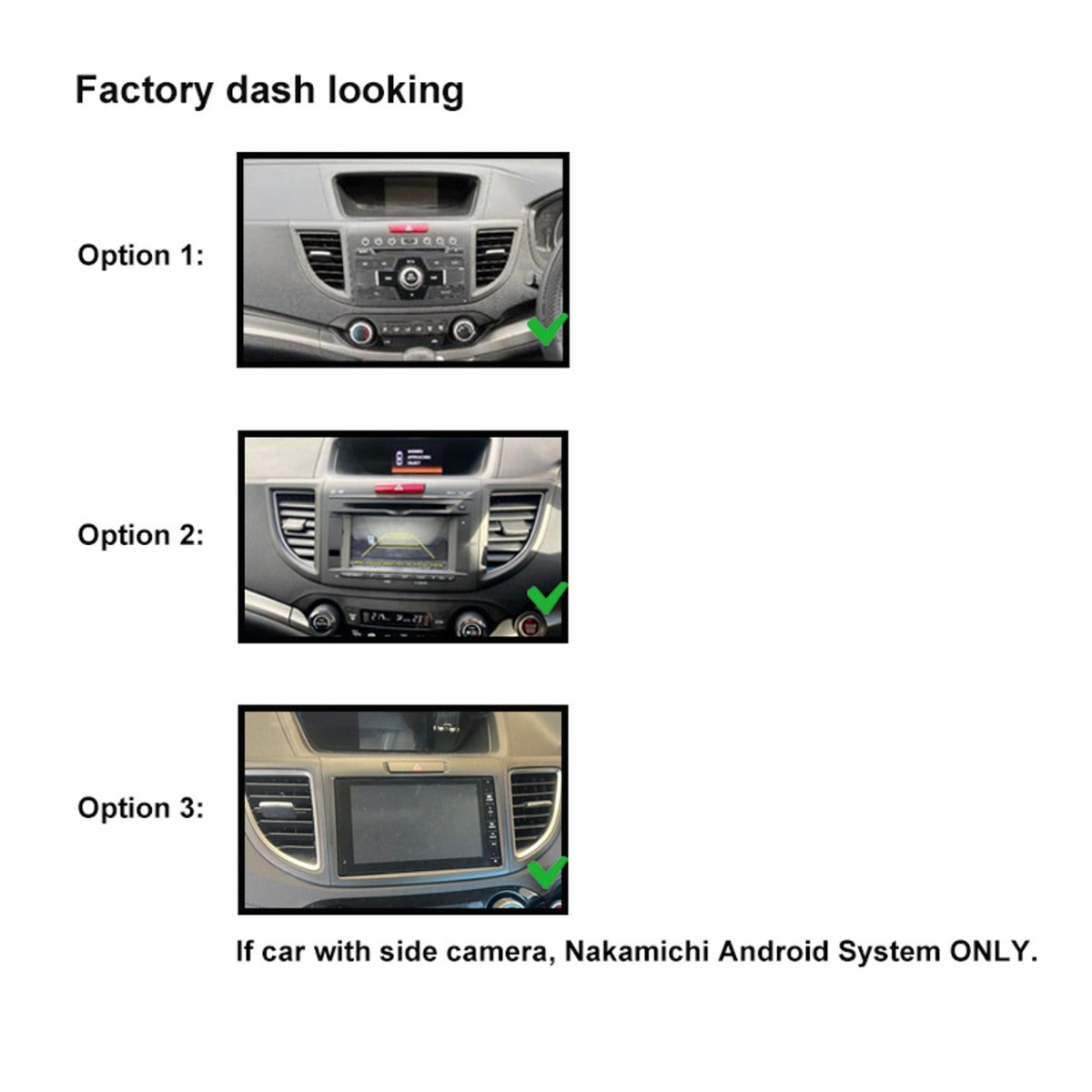 Nakamichi - Honda CRV 2012-2017 Wireless Apple Carplay Android auto Sat Nav solution