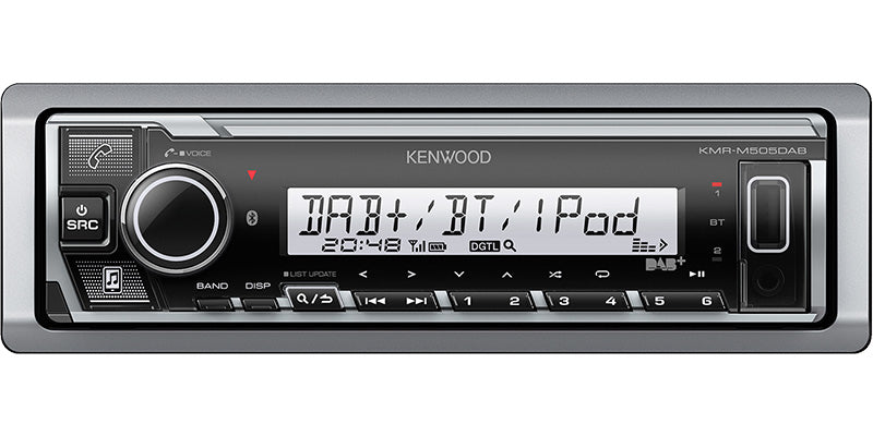 Kenwood - KMR-M505DAB- - Marine Digital Media Receiver with DAB