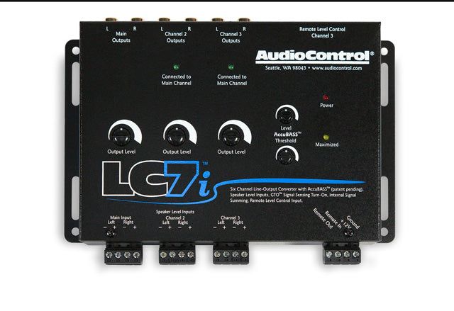 AudioControl - LC7i - 6 channel line output converter with accubass